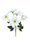 Artificial 5 Flower Star Flower 30 cm White - 3