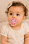 Cool Round Soft Tip Silicone Pacifier Set of 2 0-6 Months Girl - 4