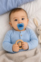 Orthodontic Soft Silicone Tip Pacifier Set of 2 0-6 Months Male - 4