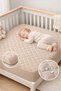 100% Cotton Quilted Fitted Water Liquid Proof Baby Mattresses-Children's Mattresses, Park Bed Crib Mattresses - 2