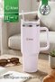 Kt-8660 Thermos Cup with Straw 1.2 Lt Pink