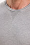 Men's Standard Fit Regular Cut Crew Neck Gray Knitwear Sweater - 7