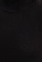 Men's Slim Fit Slim Fit Soft Texture Non-Pilling Black Half Turtleneck Knitwear Sweater - 6