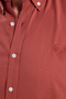 Men's Slim Fit Slim Fit Plain Oxford Embroidered Button down Collar Tile Sports Shirt - 6