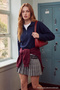Lacivert-Gri 2'Li Paket Selanik Regular/Normal Kalıp Fermuarlı Yaka Örme Sweatshirt TWOAW25SW00120 - 5