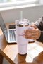 Kt-8660 Thermos Cup with Straw 1.2 Lt Pink - 5