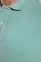 Men's Slim Fit Premium Series 100% Cotton Soft Textured Mercerized Green Polo Collar T-Shirt - 4