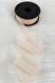 Salmon Linen Nopeli Ribbon 2.5 cm 20 Meters, Bohça Dowry Special Day Gift Decoration Ribbon - 3