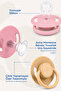 Cool Round Soft Tip Silicone Pacifier Set of 2 0-6 Months Girl - 3
