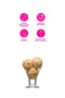 6 Pieces Frosty Ice Cream Bowls - 7