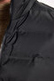 Men's regular fit classic cut zippered double pocket warm Mock Neck black jacket - 6