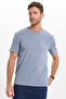 Unisex Regular Fit Comfortable Cut 100% Cotton Crew Neck Gray T-Shirt