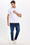 Men's slim fit premium series 100% cotton soft mercerized white polo collar t-shirt - 2
