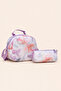 Girl's 3-Piece Elementary School Bag Set School Bag & Thermal Lunch Bag & Pen Holder 1490 - 3