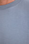 Unisex Regular Fit Comfortable Cut 100% Cotton Crew Neck Gray T-Shirt - 4