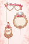 Bride to Be Speech Bubble Banner 10 Pieces 30 cm Bachelorette Bridal Shower Party Photo Accessory - 2