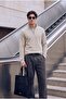 Gray Regular/Normal Cut High-Neck Brushed Thessaloniki Soft Buttoned Sweatshirt Tmnaw27Sw00017 - 2