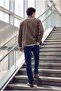 Haki Önü Cepli Gabardin Regular Fit %100 Pamuklu Erkek Dokuma Gömlek Ceket TMNAW27GO00019 - 5