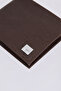 Brown Textured Card Wallet with Money Compartment for Men - 4