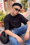 Black Oversized/Wide Cut Short Sleeve Game Over Back Printed 100% Cotton T-Shirt TMNSS23TS00247 - 2