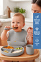 Silicone Nutrition Set Gray - Bpa-Free Silicone Bib & Plate & Cup & Spoon