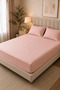 Adelya Powder Elastic Sheet Set Single and Double - (WITH PILLOW CASE) - 3