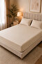 Adelya Brown Fitted Sheet Set Single and Double - (WITH PILLOW CASE) - 3