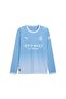 MCFC Home Jersey Replica LS Team Light B - 3