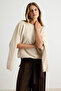 Stone Soft Textured Sleeve Functional Special Quality Knitwear Sweater Twoaw27Kz00084