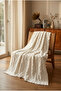 Wellsoft Soft Self-Patterned Embossed Double Blanket Bed Sofa Cover - 4