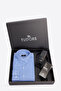 Special Boxed Men's 3-Piece Set: Shirt, Perfume, and Belt Gift Dowry Set for Groom - 5