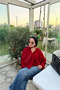 Red Chiffon Velisa Blouse - 3