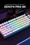 Zenith PRO V2 8000 Hz Gateron Manyetik Anahtarlı RGB Gasket Oyuncu Klavyesi - 3