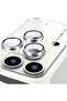 iPhone 17 Pro Sapphire Ar+Af Smooth Clear Grounded Silver Frame Full Protection Camera Lens Protector