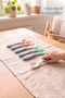 Angled Food Fork Spoon Set - Green - 3