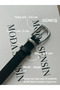Women's Silver Moon Buckle Belt Metal Bridge Belt Waist Belt Jacket Belt Dress Belt Trouser Belt - 3