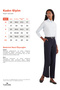 Women's Slim Fit Narrow Cut Body-Fit Long Sleeve Hidden-Button Detail Basic Blue Shirt - 3