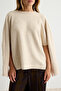 Stone Soft Textured Sleeve Functional Special Quality Knitwear Sweater Twoaw27Kz00084 - 4
