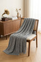 Wellsoft Soft Self-Patterned Embossed Single Blanket Bed Sofa Cover - 3