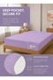 Stripe Reversible Comforter Set- Ultra Soft Microfiber Fabric, Soft Siliconized Fiber Filling - 4