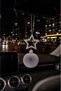 Car Rearview Mirror Ornament with Star Stones and Pompom Set - 4