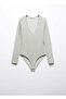 Light Gray Women's Bodysuit 57084414 - 5