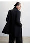 Women's Black Coat47250039 - 3