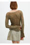 Women's Khaki Sweater 67097908 - 3