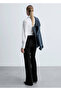 Black Women's Pants 77055649 - 3