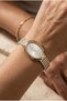 Steel Cord Oval Case Women's Wristwatch, with Gift Box and Bracelet Gift