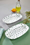 2-Pack 24.5 cm Varen Porcelain Kayak Plate Green Ckr4811 - 4