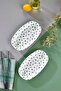 2-Pack 24.5 cm Varen Porcelain Kayak Plate Green Ckr4811 - 6