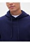 Men's Navy Blue Relaxed Mini-Logo Sweatshirt - 4