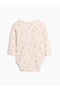 LANGÄRMELIGER BODYSUIT ROSA BLUMENMUSTER - 2